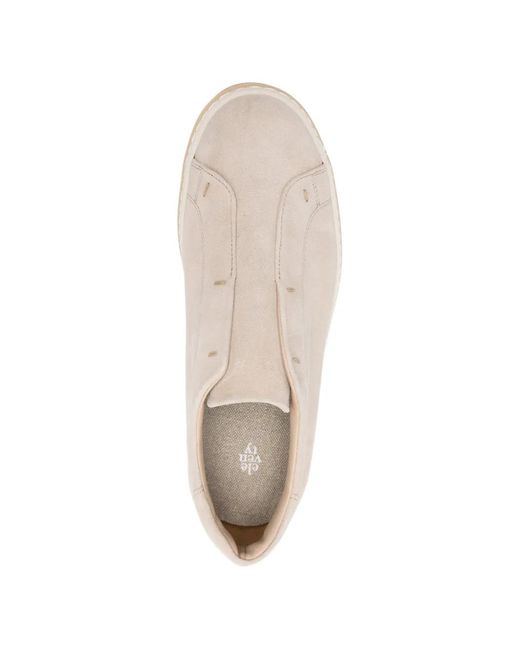 Eleventy White Chaussures À Design Sans Lacets for men
