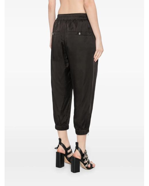 Rick Owens クロップド トラックパンツ Black