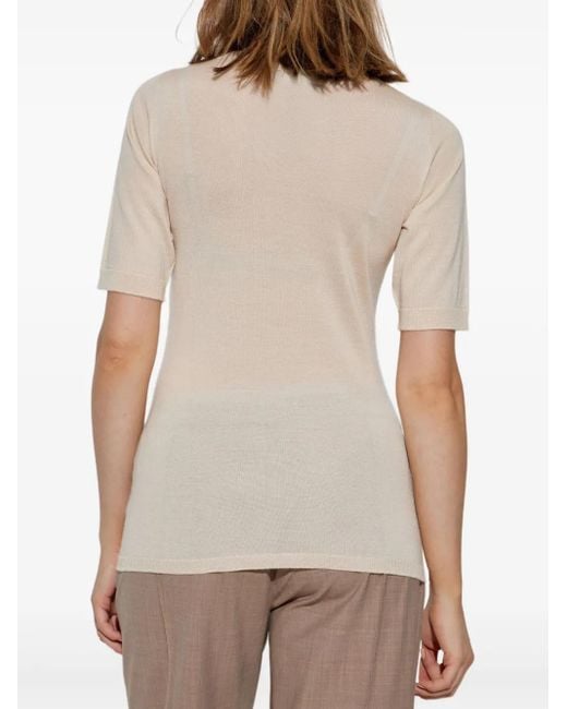 Fabiana Filippi ファインニット Tシャツ Natural