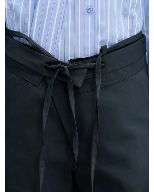 OTTOLINGER Blue Tie-Waist Shorts
