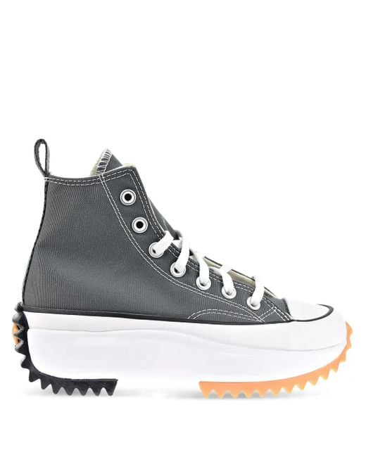 Converse Gray Run Star Hike Platform Sneakers for men