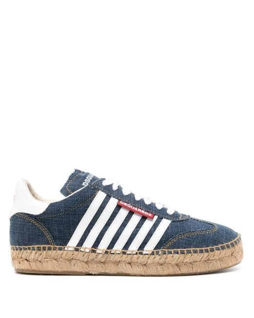 DSquared² Blue 10Mm Denim Espadrilles