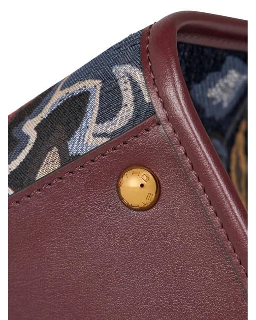 Etro Blue Small Jacquard Love Trotter Bag