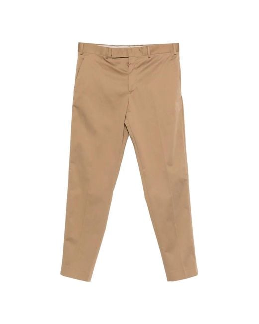 PT Torino White Zip-Up Trousers for men