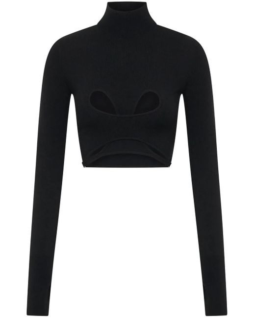 Dion Lee Mobius Loop クロップドトップ Black