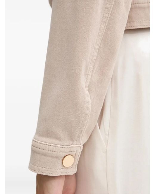 MARC AUREL Natural Buttoned Pocket Jacket