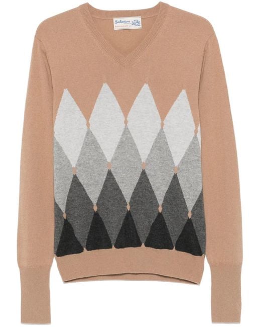 Ballantyne Pullover Mit Rautenmuster in Gray für Herren