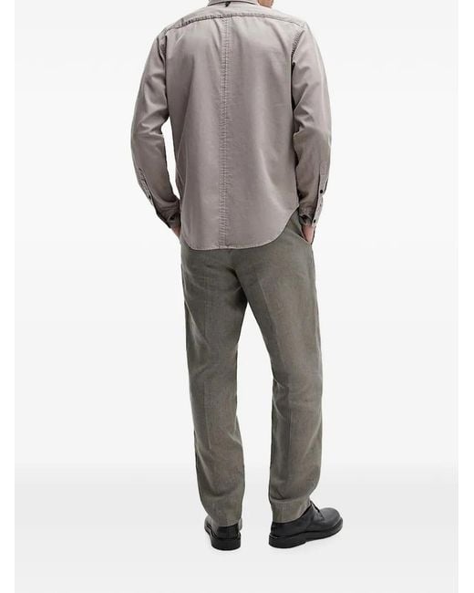 Rag & Bone Gray Evan Straight-Leg Trousers for men