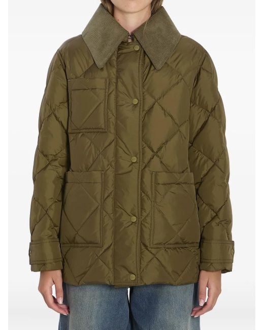Herno Green Quilted Down Jacket