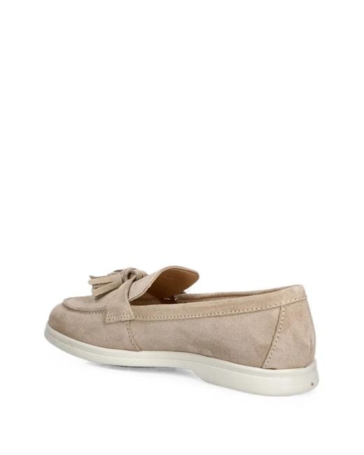 JONAK PARIS Natural Nuit Tassel-Detail Suede Loafers