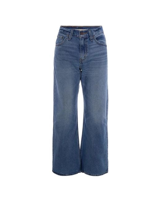 Levi's Blue Loose Boot Five-Pocket Jeans