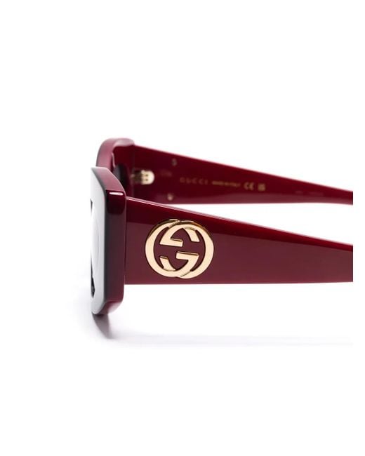 Gucci Black Cat Eye-Frame Sunglasses