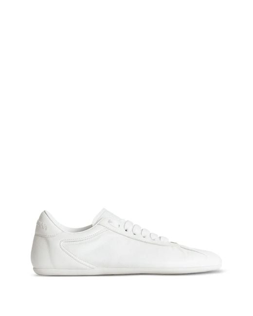 Dolce & Gabbana White Ballet Sneakers