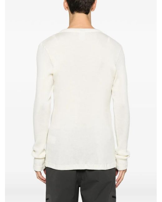 RANRA White Long-Sleeve T-Shirt for men