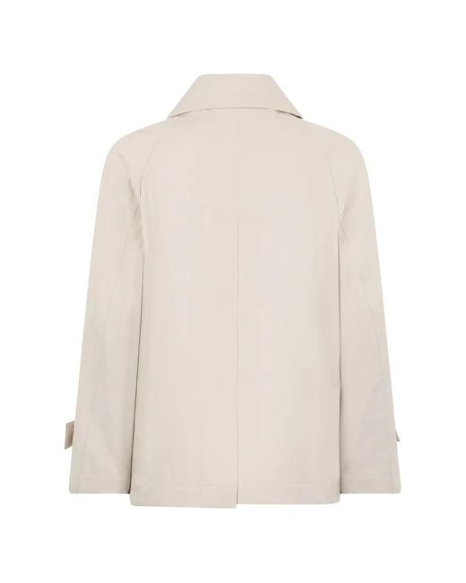 Moorer White Buttoned Jacket