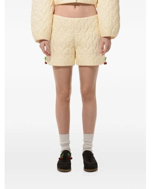 Anouki Natural Quilted Shorts