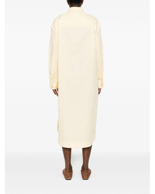 Khaite Natural Gloria Midi Dress