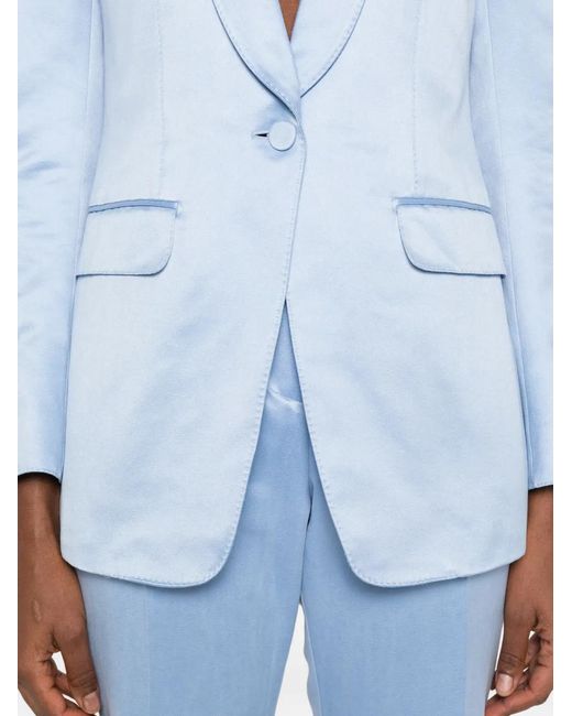 Tom Ford Blue Button Blazer