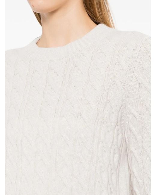 N.Peal Cashmere White Emilia Sweater