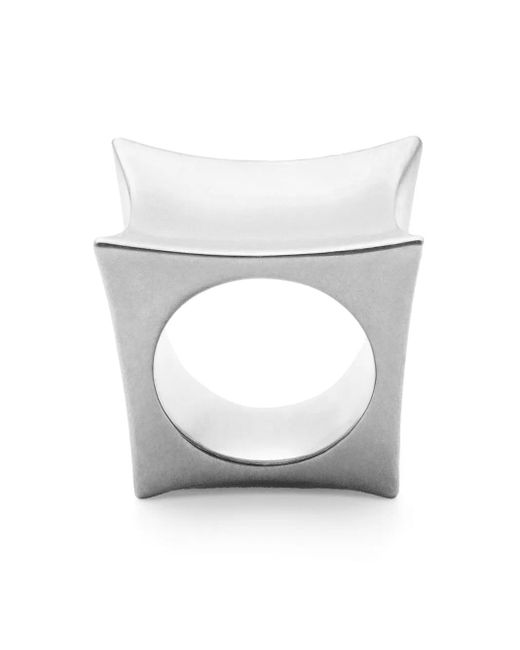 Hugo Kreit White Chunk Ring