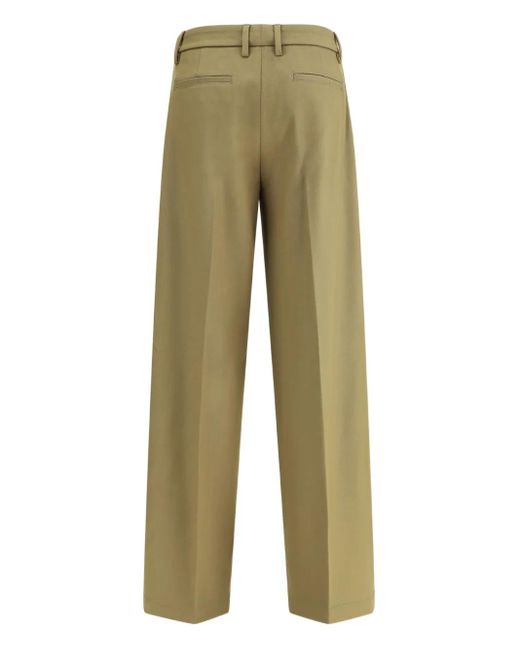 True Royal Green Straight-Leg Trousers
