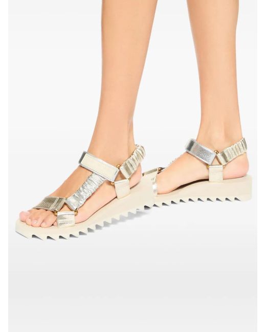 Kurt Geiger White Orion Sandals