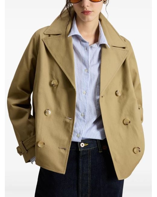 Woolrich Natural Cotton Utility Peacoat