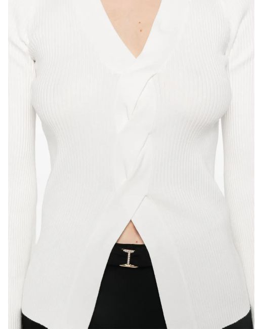 Twinset ツイストディテール セーター White