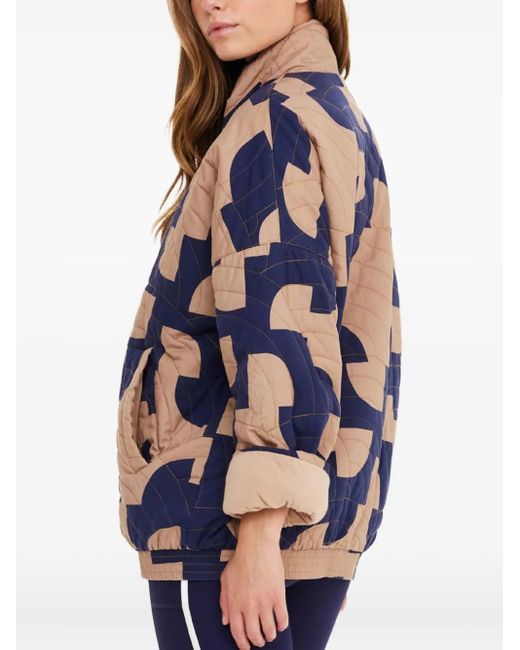The Upside Blue Mirage Carmen Quilted Jacket
