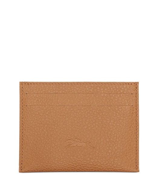 Longchamp Brown Porte-Cartes Le Foulonné