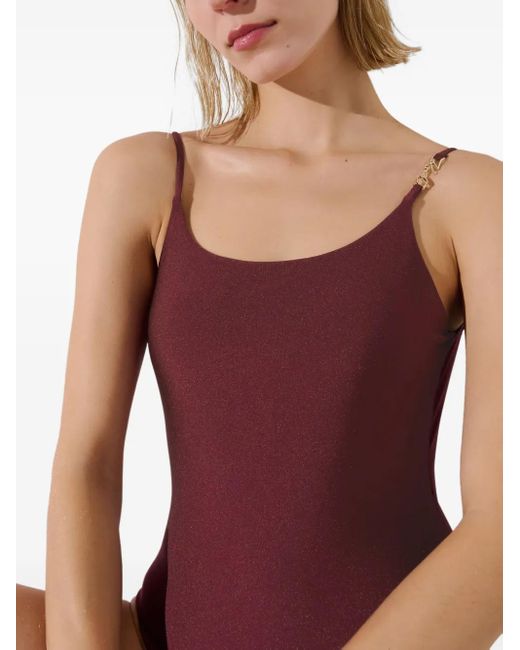 Karl Lagerfeld Red Essential Swimsuit