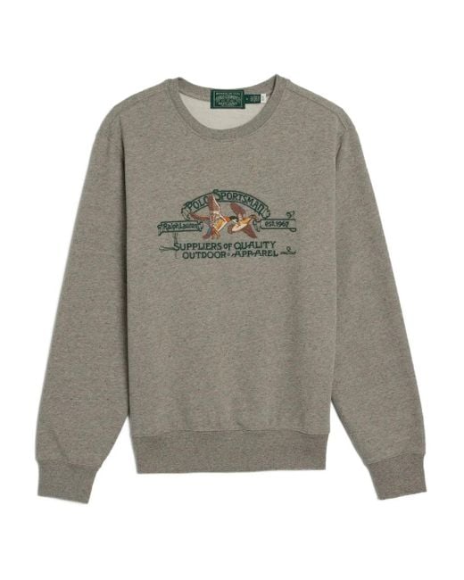Sweat À Logo Brodé Polo Ralph Lauren pour homme en coloris Gray