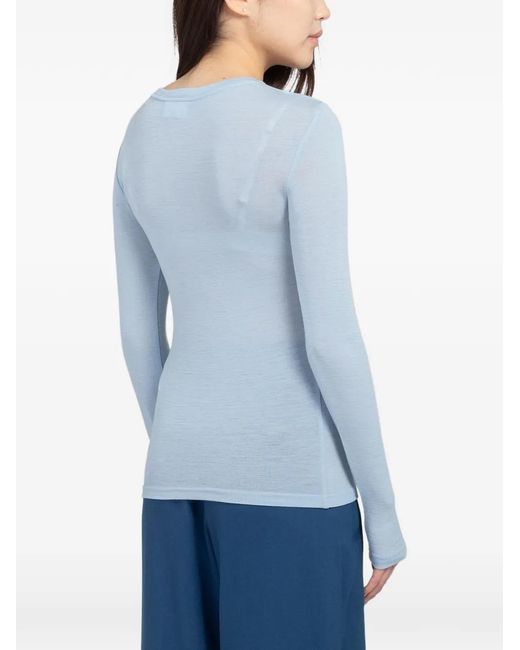 Minimum Blue Natashas Long-Sleeved Jumper