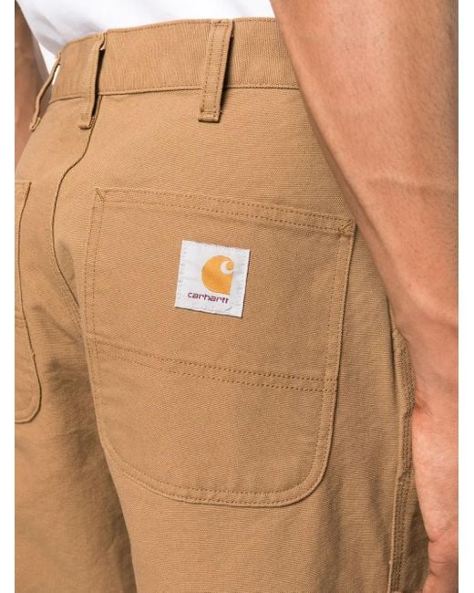 メンズ Carhartt ミッドライズ ストレートジーンズ Brown
