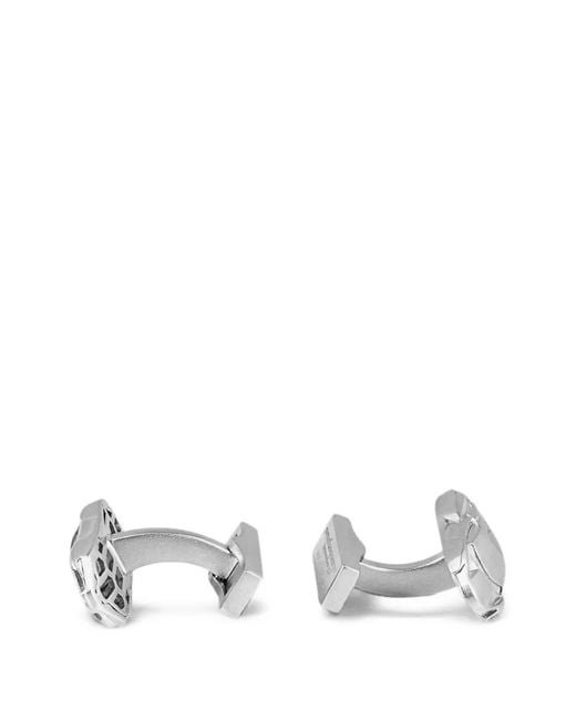Tateossian White Car-Motif Cufflinks for men