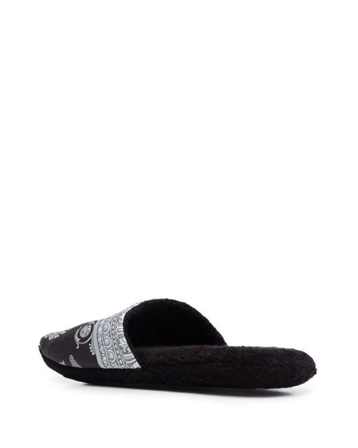 Versace White I Baroque Slippers