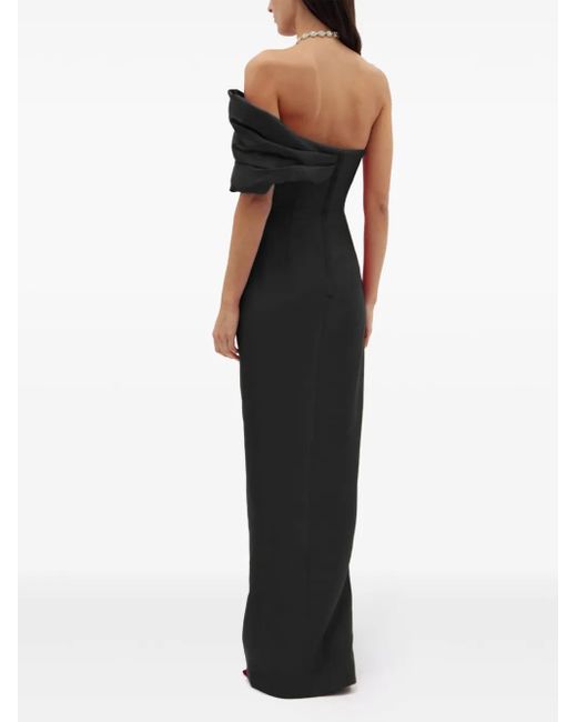 Rachel Gilbert Black Marlo Abendkleid