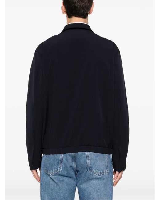 Karl Lagerfeld Blue Zip-Up Jacket for men