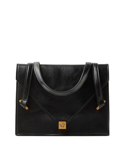 Versace Black Severine Leather Shoulder Bag