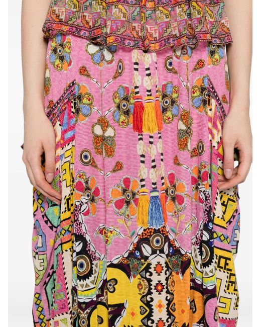 Camilla Pink Pocket Skirt Dress