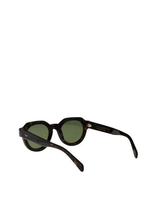 Retrosuperfuture Green Vostro Round-Frame Sunglasses