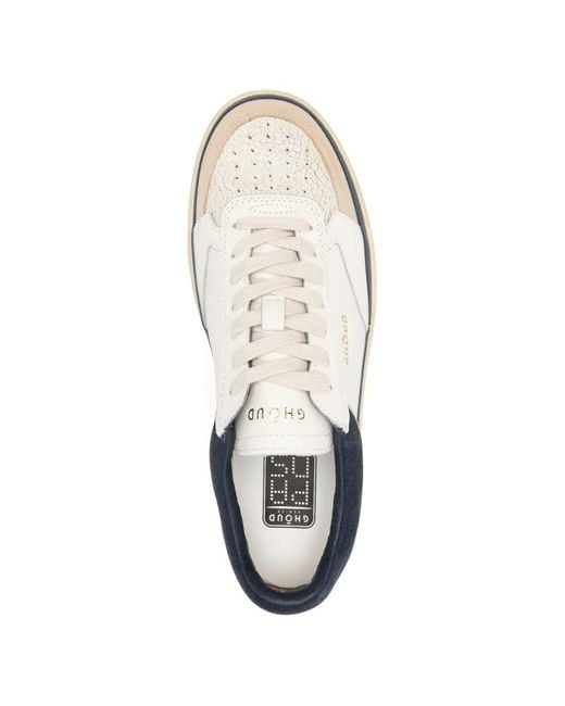 GHOUD VENICE White Perforated Sneakers for men