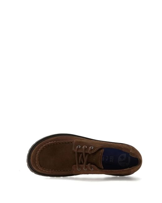Birkenstock Brown Moc Lace Derby Shoes for men