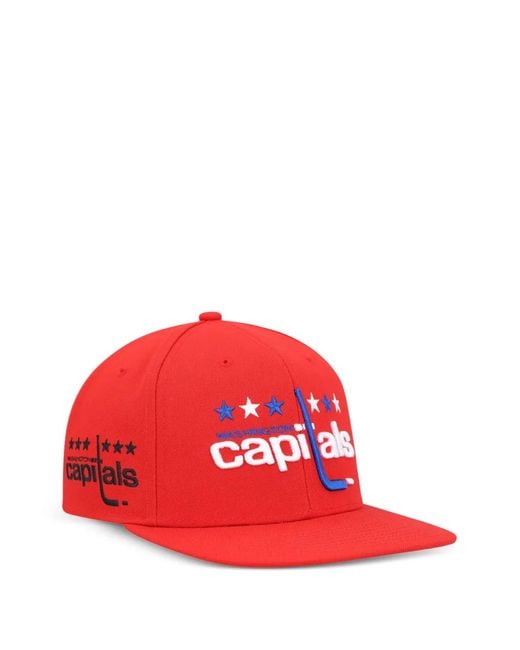 Mitchell & Ness Red Nhl Alternate Flip Baseball Cap for men