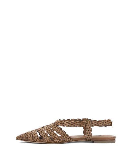 Casadei Brown Ava Pumps Mit Webmuster