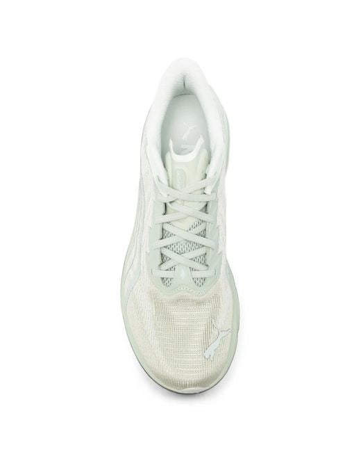 PUMA White Nitro Mesh Sneakers for men