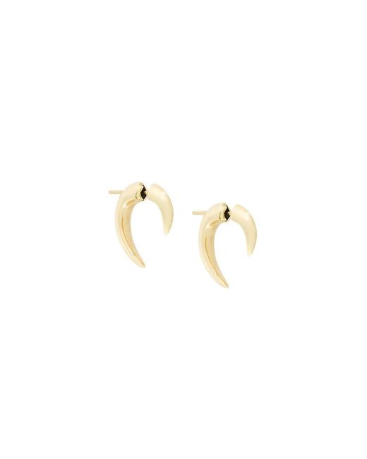 Shaun Leane Metallic 18kt Yellow Gold Small 'talon' Earrings