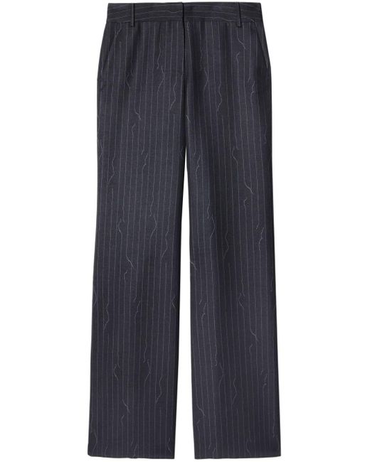 Off-White c/o Virgil Abloh Blue Tailored Trousers