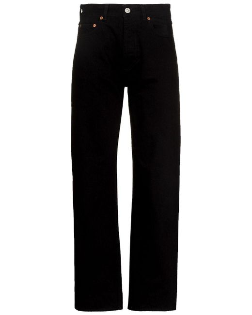 Our Legacy Linear Cut Straight-leg Jeans in Black - Lyst