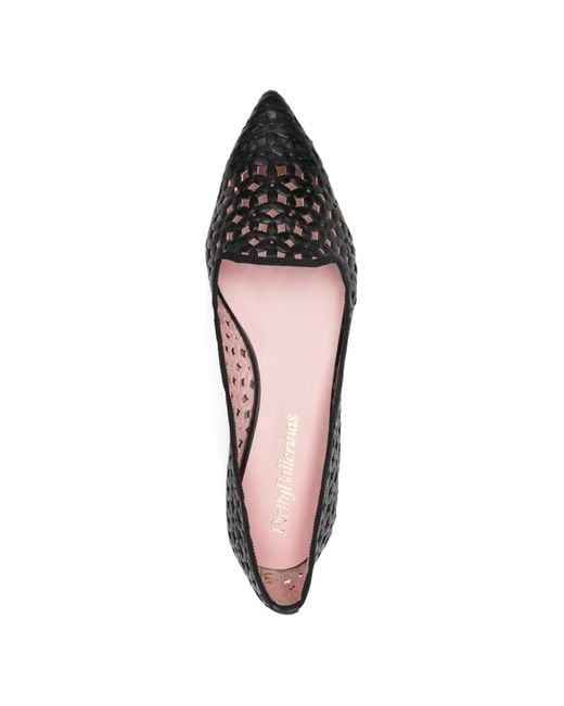 Pretty Ballerinas White Ella Ballet Flats
